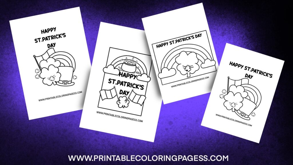 St. Patrick’s Day Coloring Pages: 4 Free Printable PDFs Coloring Pages