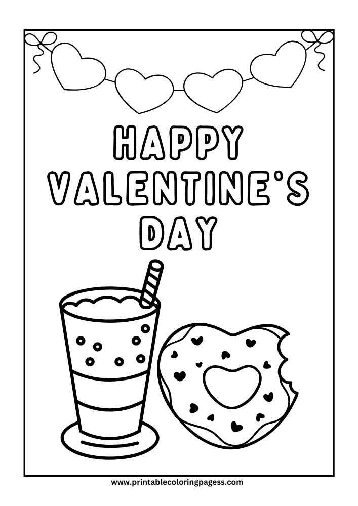 Valentine’s Day Coloring Pages: 5 Free Printable PDFs valentine's day